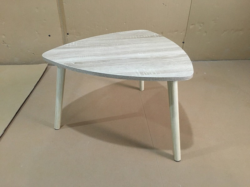 שולחן סלון מעץ אסימטרי 60*60*40
