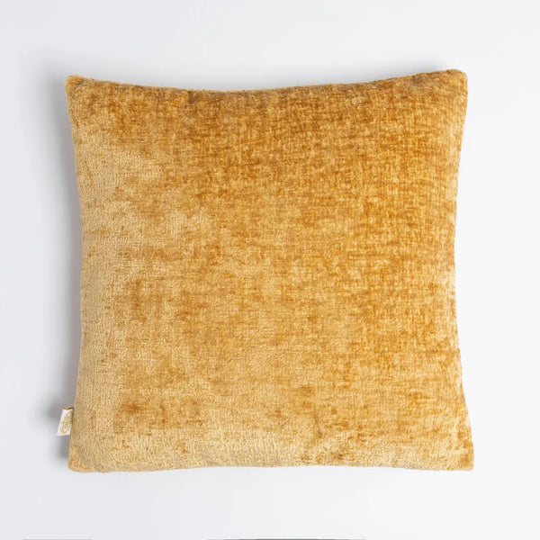 כיסוי כרית נוי 45×45 צבע חרדל דגם דיאן